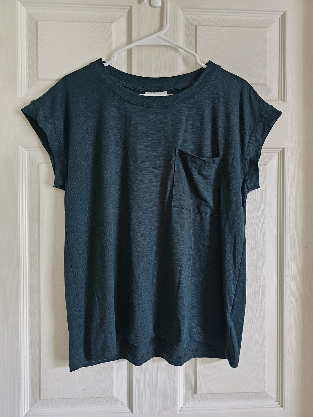 Women's Pocket Tee in Dark Teal